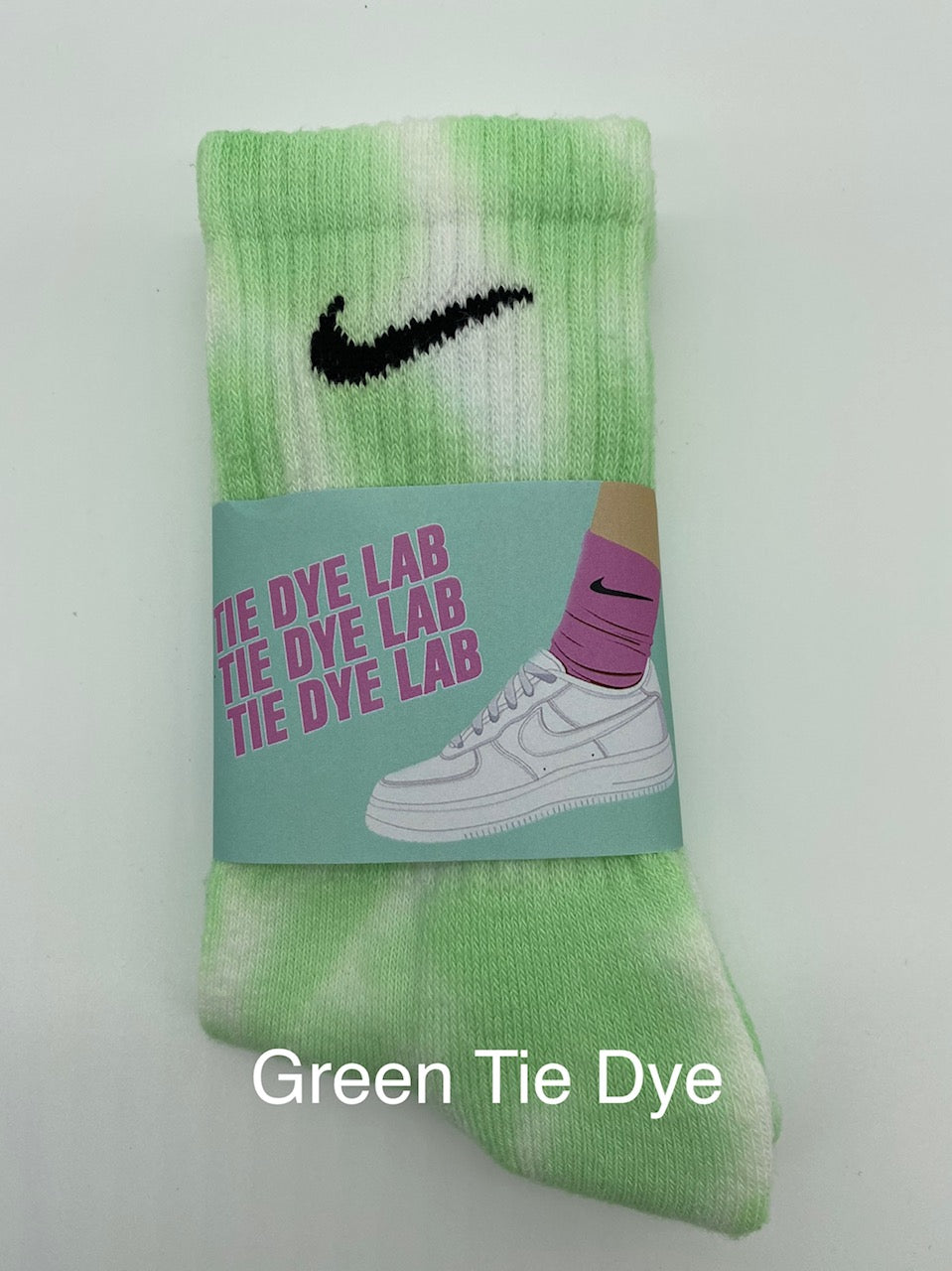 Nike Green Tie Dye Socks 