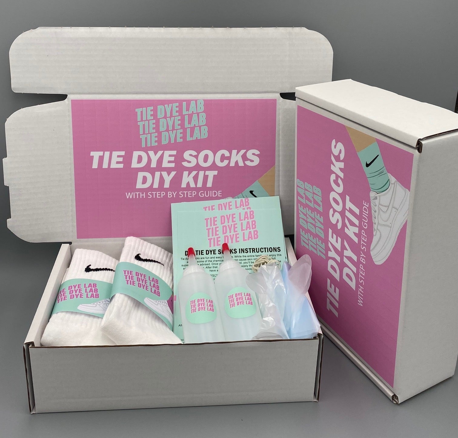 Nike Tie Dye Socks DIY kit