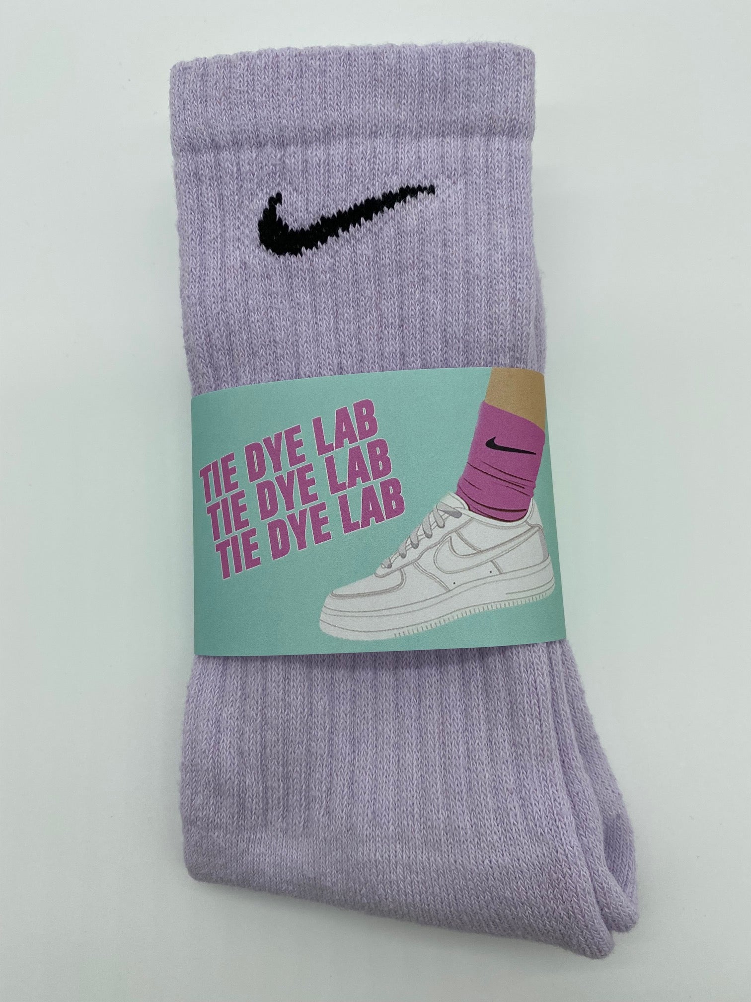 Nike Tie Dye Socks in Lilac