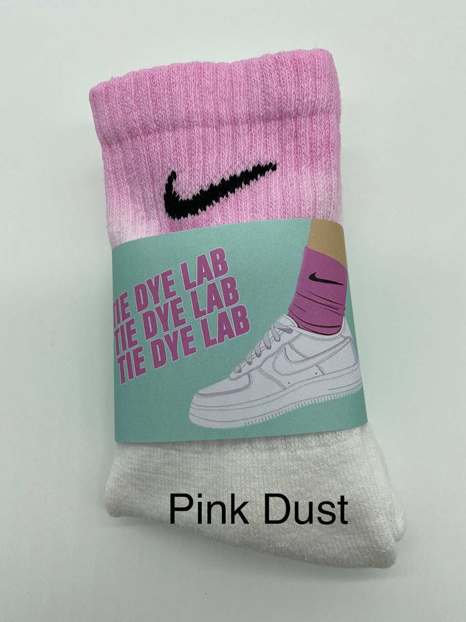 Nike Tie Dye Socks in Pink Dust