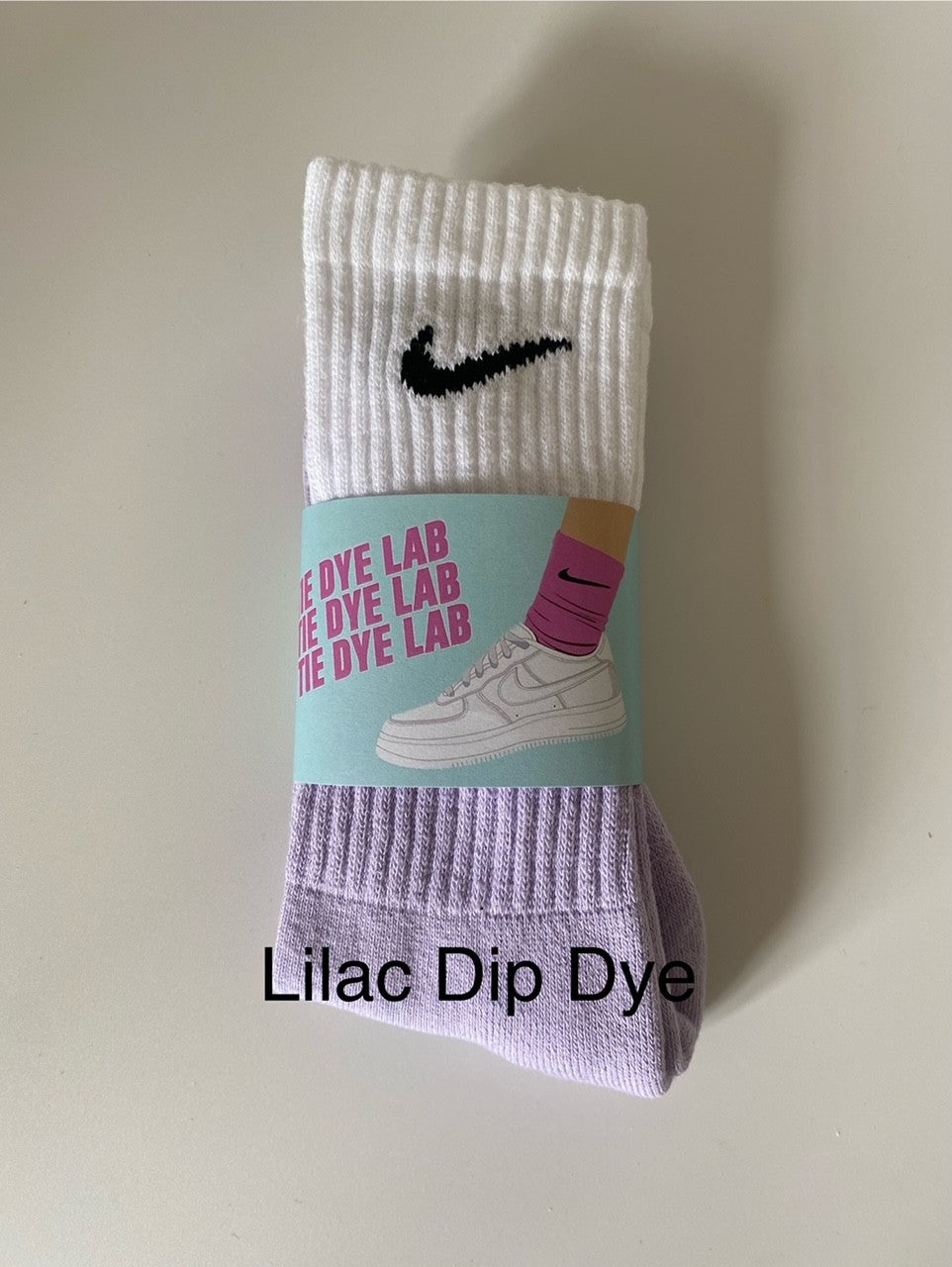 MENS NIKE TIE DYE CREW/LONG SOCKS - 1 PAIR