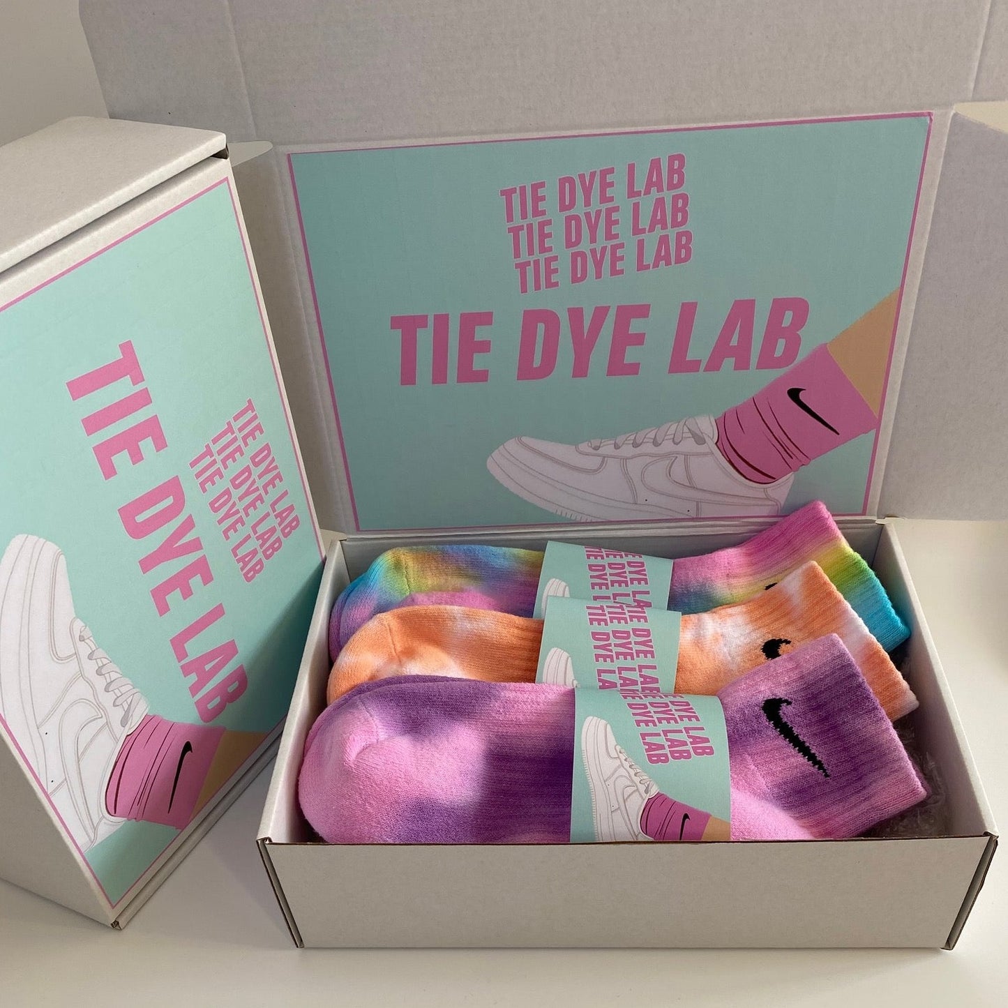 Nike Tie Dye Ankle Sock Gift Box