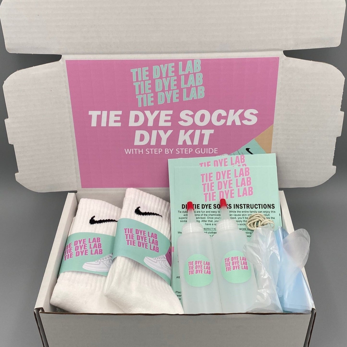 Nike Tie Dye Socks DIY kit