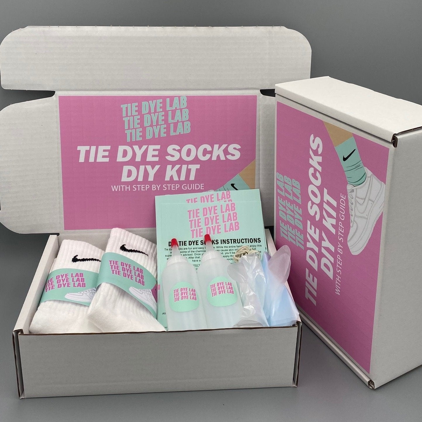 Nike Tie Dye Socks DIY kit